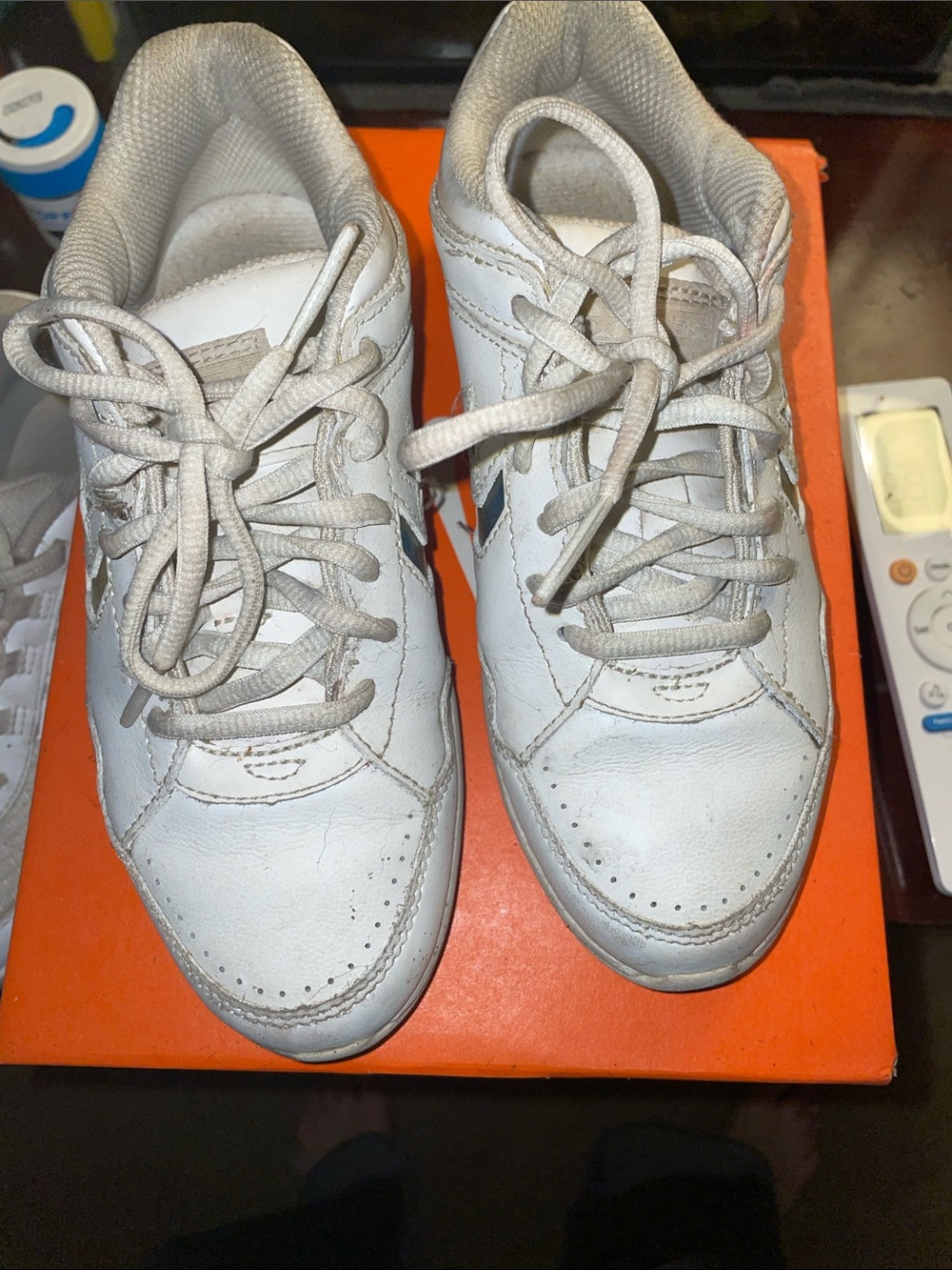 Converse Kids White cheer shoes